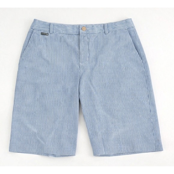 Lauren Ralph Lauren Pants - LRL Ralph Lauren‎ Active Blue White Stripe Bermuda Shorts Classic Preppy Golf 4